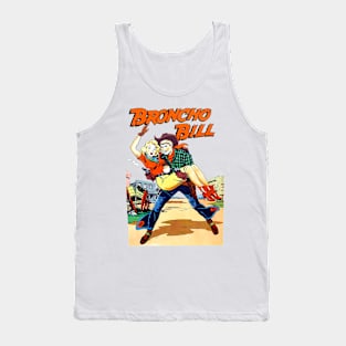 Love Cowboys Cowgirl Western Broncho Bill Vintage Comic Book Tank Top